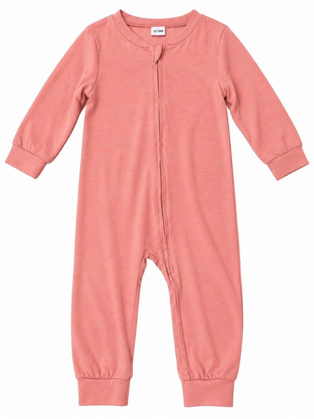 Coral Pink Zip Up Sleeper